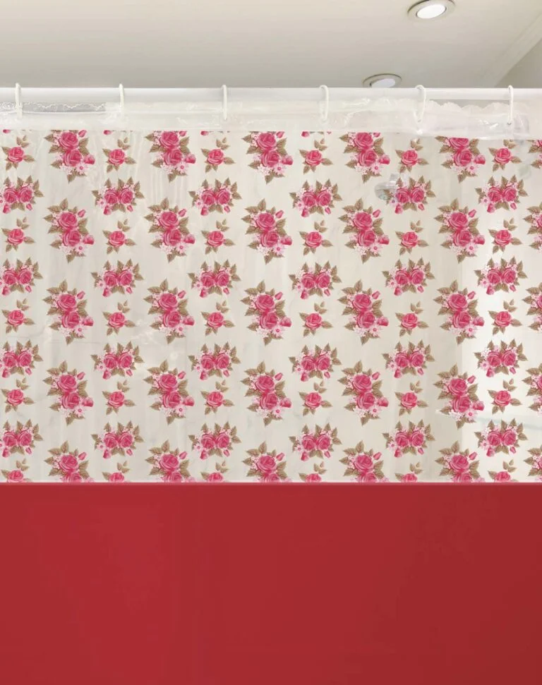 CORTINA VISOR ROSINHA